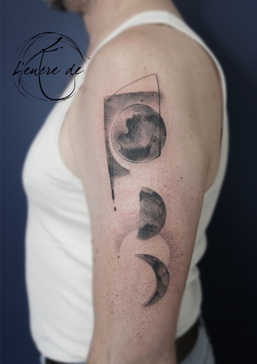 Tatouage cycles Lunes – aquarelle – L’Encre de K, Nantes (copie)